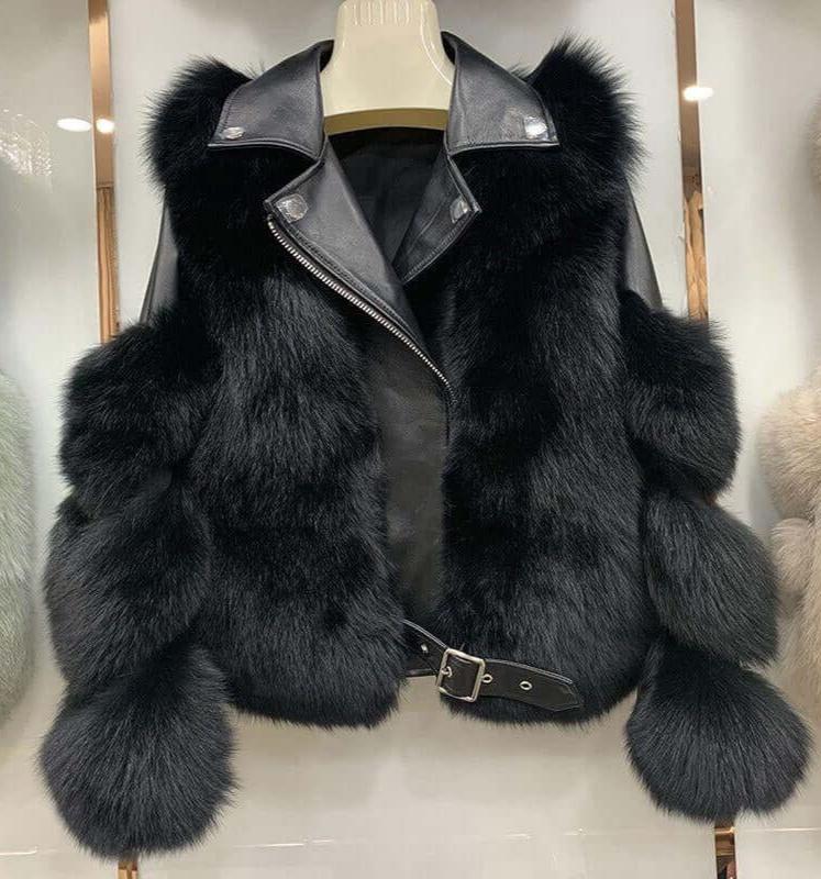 Black Faux Leather - The Faux Fur Collection