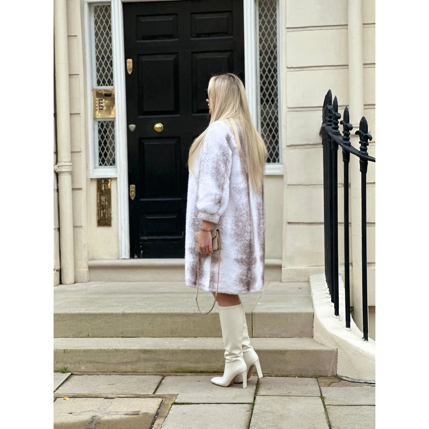 Off White Premium Everyday Faux Fur Coat