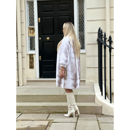 Off White Premium Everyday Faux Fur Coat