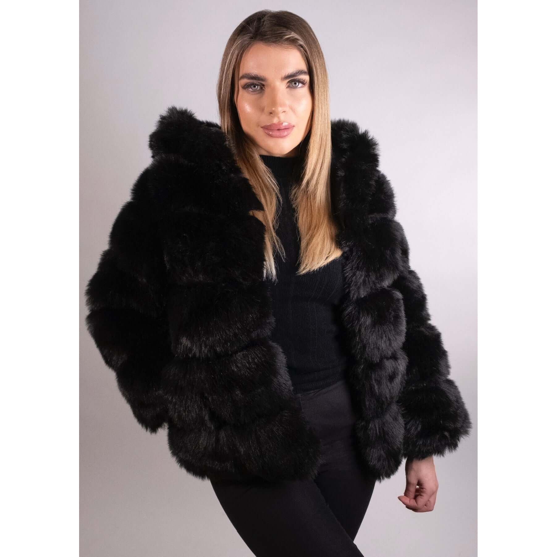 ‘faux fur, faux fur coat